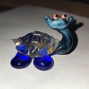 Handmade glass turtle